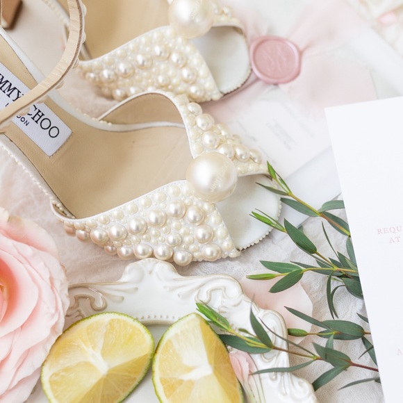 Jimmy Choo Women's Sacaria 100 Embellished Block Heel Sandals. - Picture 5 of 10